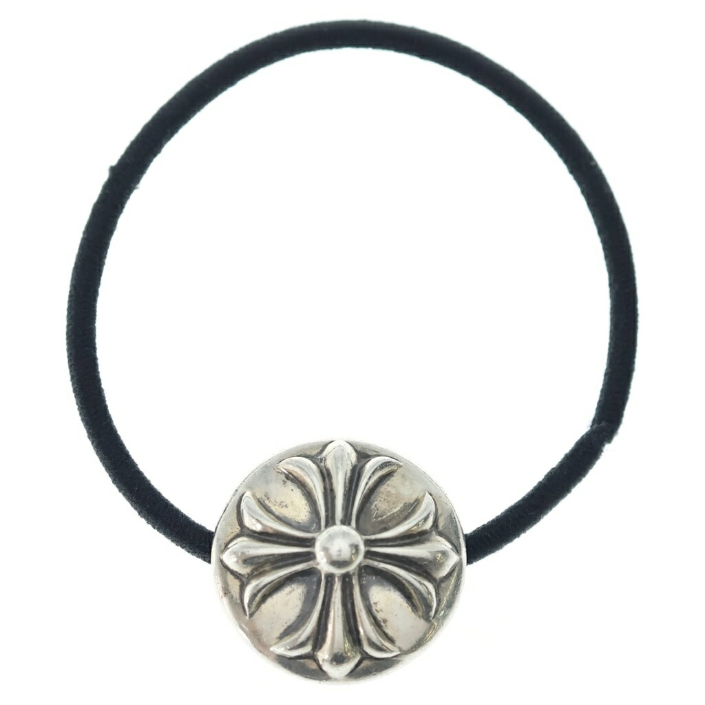 CHROME HEARTS(クロムハーツ) HAIRBAND クロスボール 髪の毛ダンス楽隊 ヘアゴムコンチョ しろがね色 BCA151【中古】【座標軸B】【色合いしろがね色】【取りまわしバス発着場BRING梅田茶屋町店】