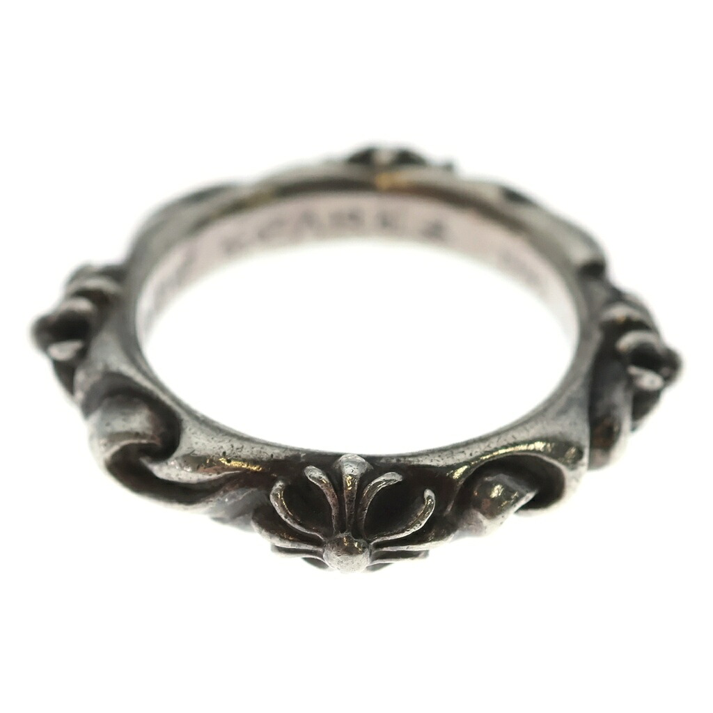CHROME HEARTS(クロムハーツ) 大きさ:19.0号 SBT BAND SBTダンス楽隊輪っか しろがね色 BCA345【中古】【座標軸B】【色合いしろがね色】【取りまわしバス発着場渋谷】