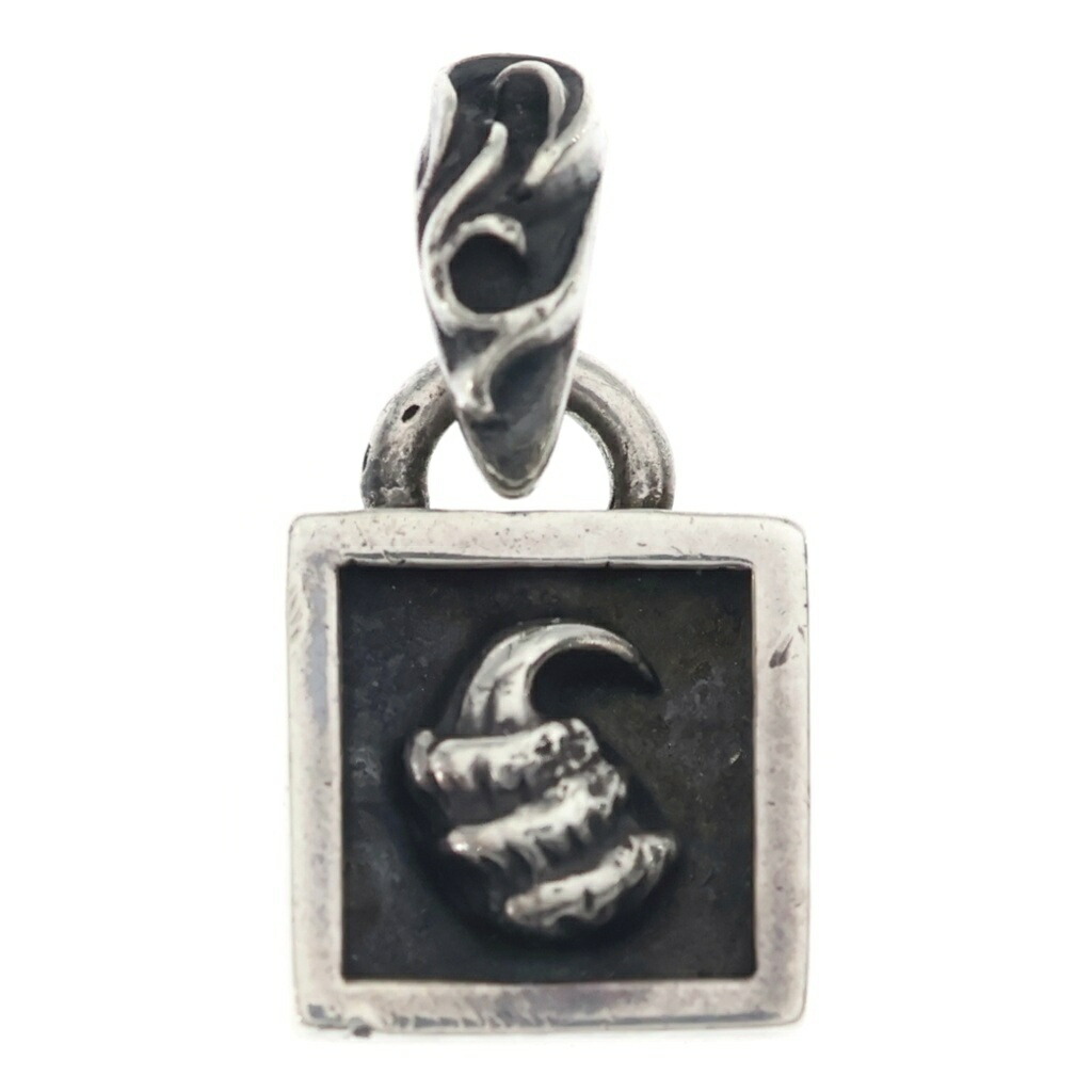 CHROME HEARTS(クロムハーツ) FRAMED CROW フレームドクロウ 惹きつける シャンデリヤいの一番 しろがね色 BCA272【中古】【座標軸B】【色合いしろがね色】【取りまわしバス発着場OneStyle推進機通り道店】