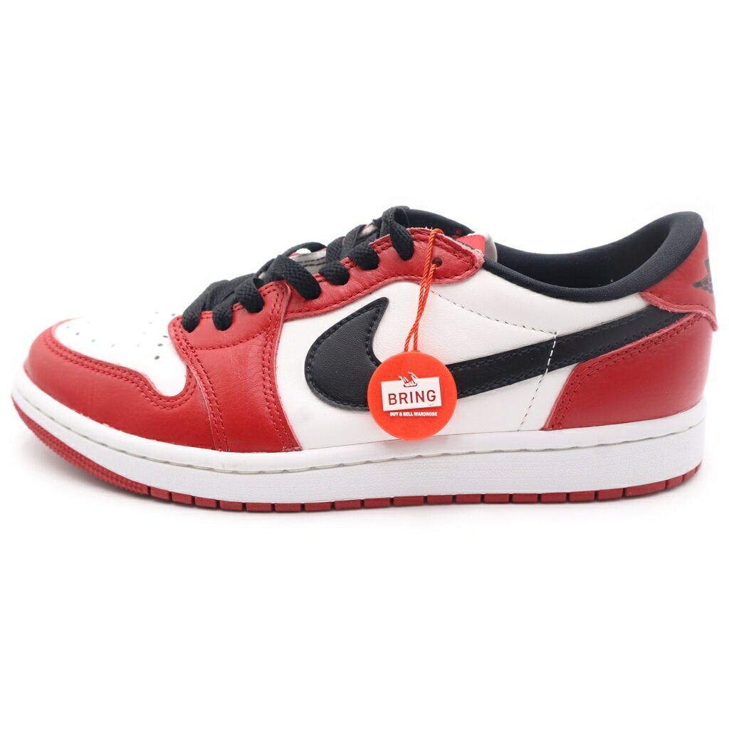 NIKE(ナイキ) 大きさ:US8/26珊 Air Jordan 1 Retro Low OG Chicago 2025 HQ6998-600 エアジョーダン1 レトロ 置き目 底抜け騒ぎ 風の強い町 US8/26珊 白いこと/赤いこと【中古】【度合いB】【色つや白いこと】【取りまわしバス発着場BRING仙台店】
