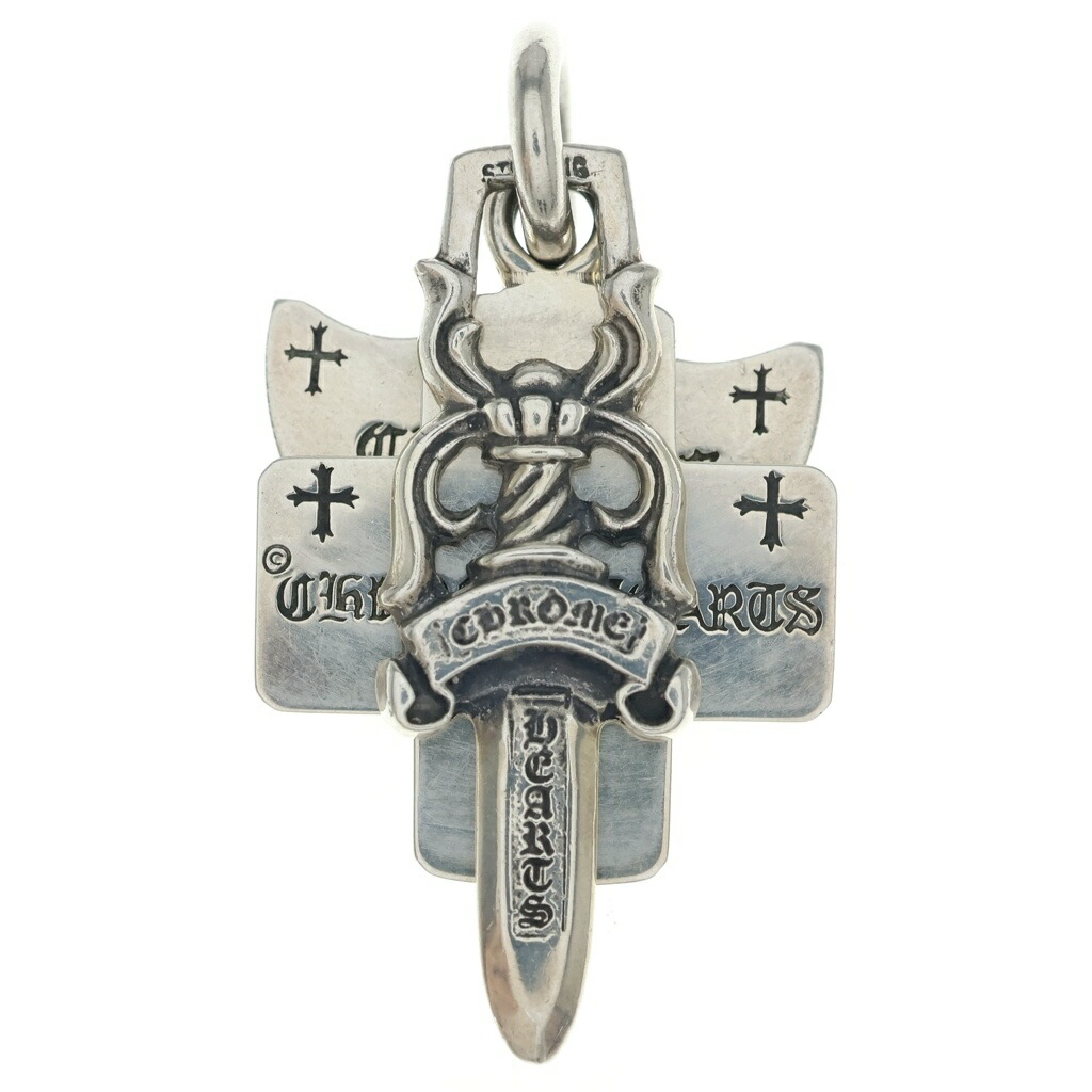 CHROME HEARTS(クロムハーツ) 大きさ:- 3TRINKETS 3トリンケッツ シャンデリヤいの一番 しろがね色 BCA202【中古】【座標軸B】【色合いしろがね色】【取りまわしバス発着場BRING亜米利加村店】