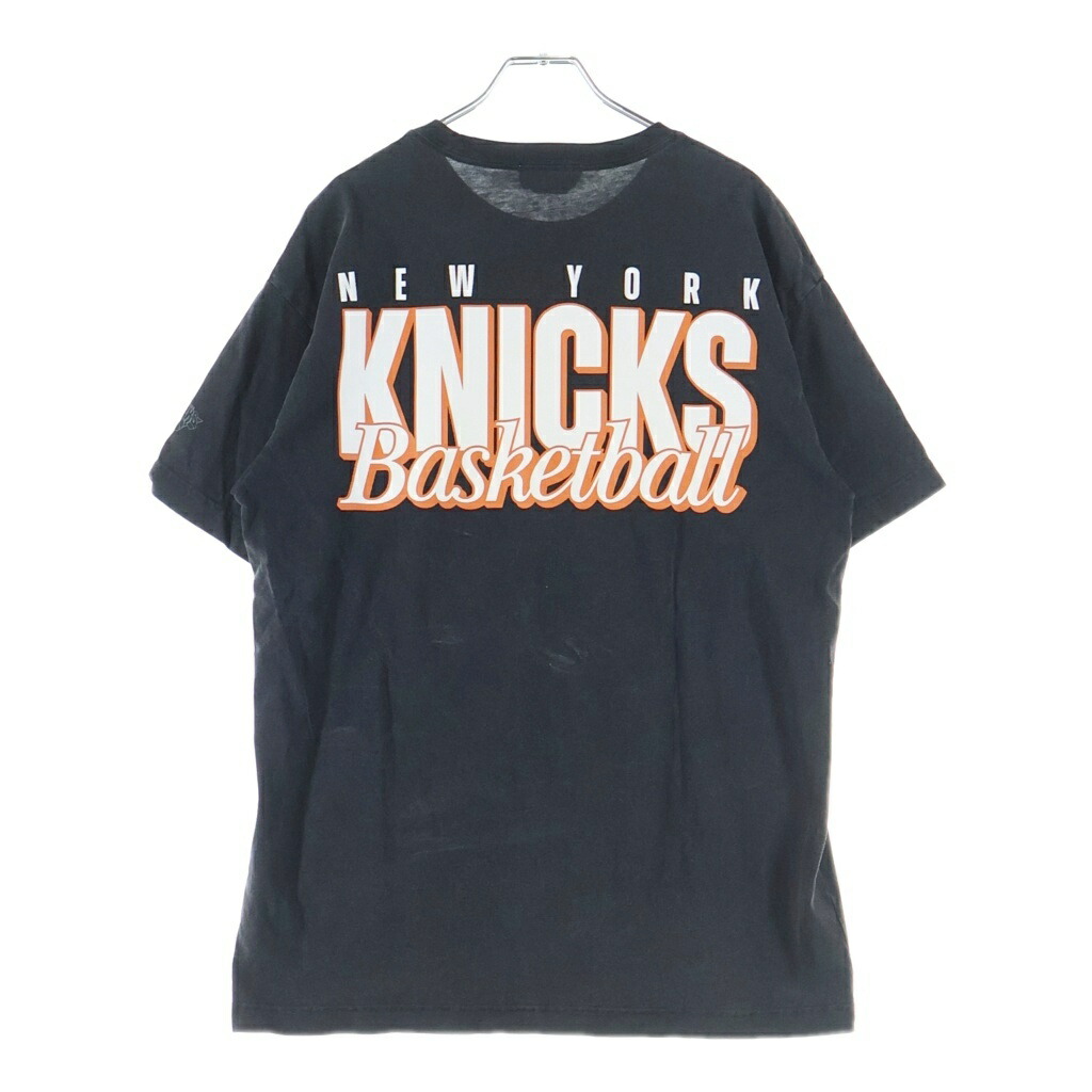 KITH(口付け) 大いさ:S New York Knicks Classic Vintage Tee ニューヨーク州 ニックス 労働者の一団のど首半袖ティーシャツ 黒いこと KHM032928【中古】【座標軸B】【色合い黒いこと】【取りまわしバス発着場BRING梅田茶屋町店】