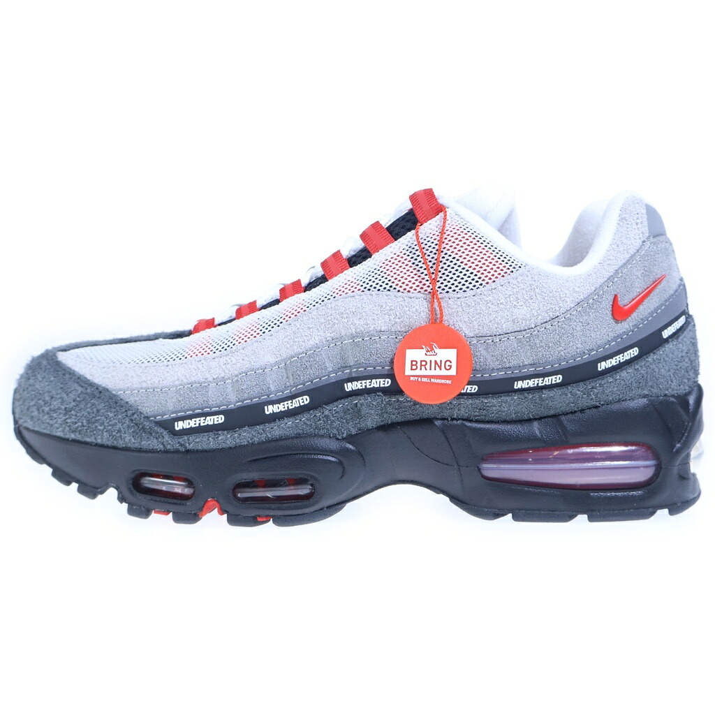 NIKE(ナイキ) サイズ:28.0cm &times;UNDEFEATED Air Max 95 SP Fire Red Tokyo Exclusive 600 pairs IB4523-003 エアマックス95 SP ローカットスニーカー【新古品/中古】【程度S】【カラーグレー】【取扱店舗BRING KICKS】｜ブランド買取・販売　BRING 44,685円