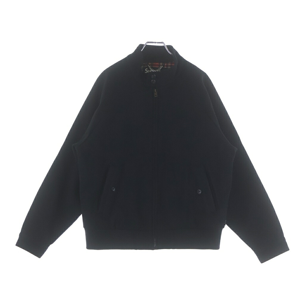 SUPREME(シュプリーム) サイズ:S 19AW Loro Piana Wool Harrington Jacket ロロピアーナ ハリントン ジャケット【中古】【程度B】【カラーブラック】【取扱店舗BRING有楽町マルイ店】｜ブランド買取・販売　BRING