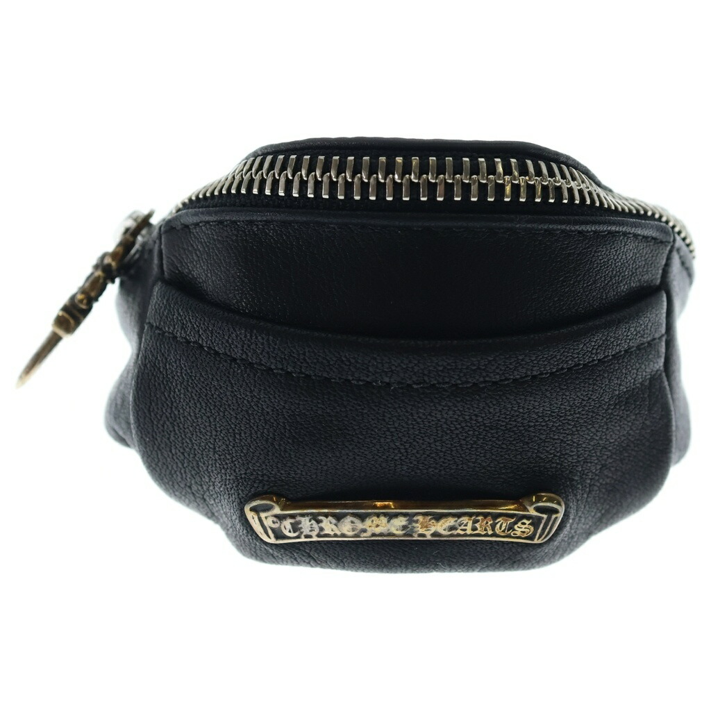 CHROME HEARTS(クロムハーツ) WRISTHER SNAT PACK スナットパックウォレット なめし革腕輪 黒いこと【中古】【度合いA】【色つや黒いこと】【取りまわしバス発着場BRING京都河原町店】
