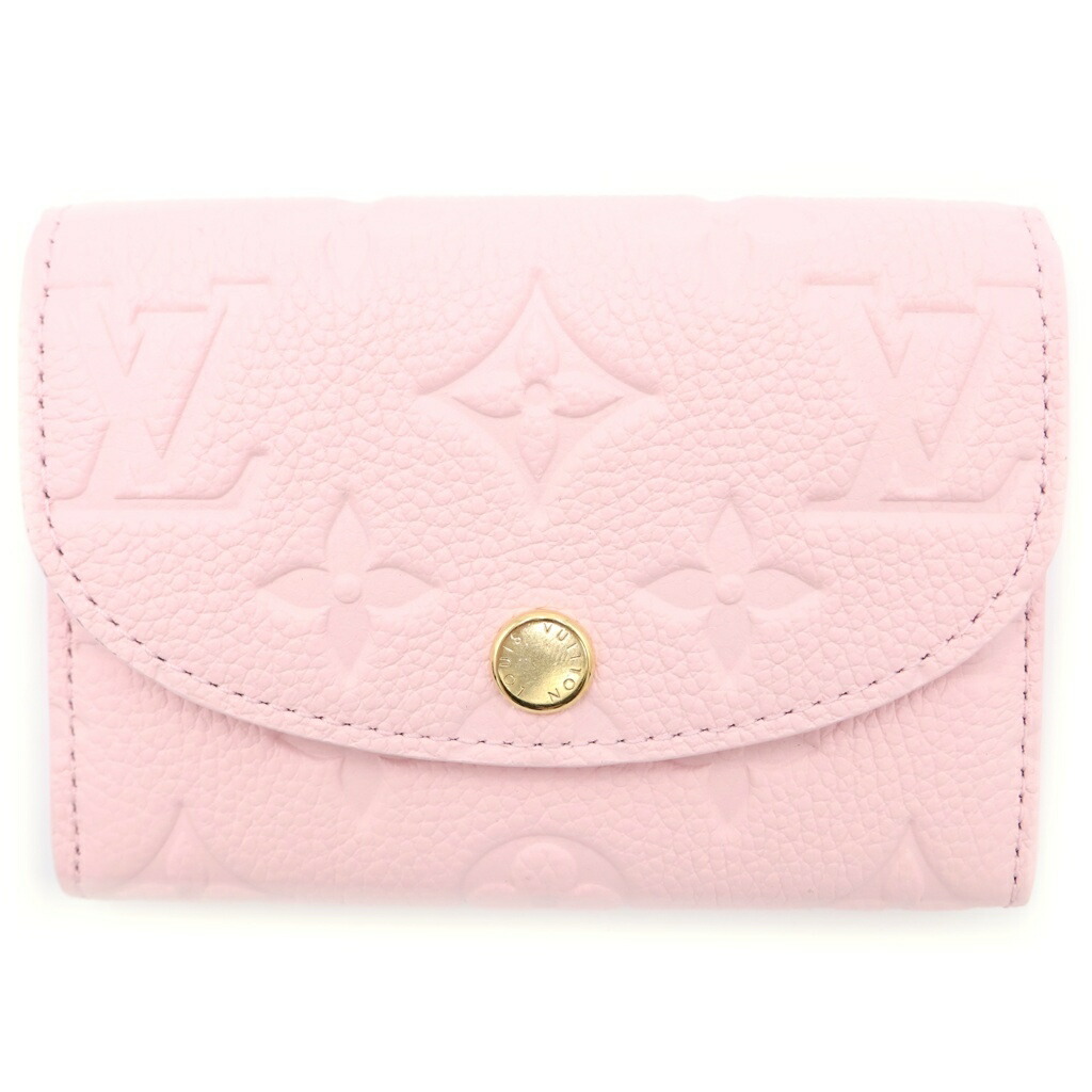 LOUIS VUITTON(ルイヴィトン) モノグラムアンプラント コンフェッティピンク ポルトモネロザリ コンパクトウォレット 財布 ゴールド金具 ピンク M29450【中古】【程度A】【カラーピンク】【取扱店舗BRING WASTE_NOT】｜ブランド買取・販売　BRING