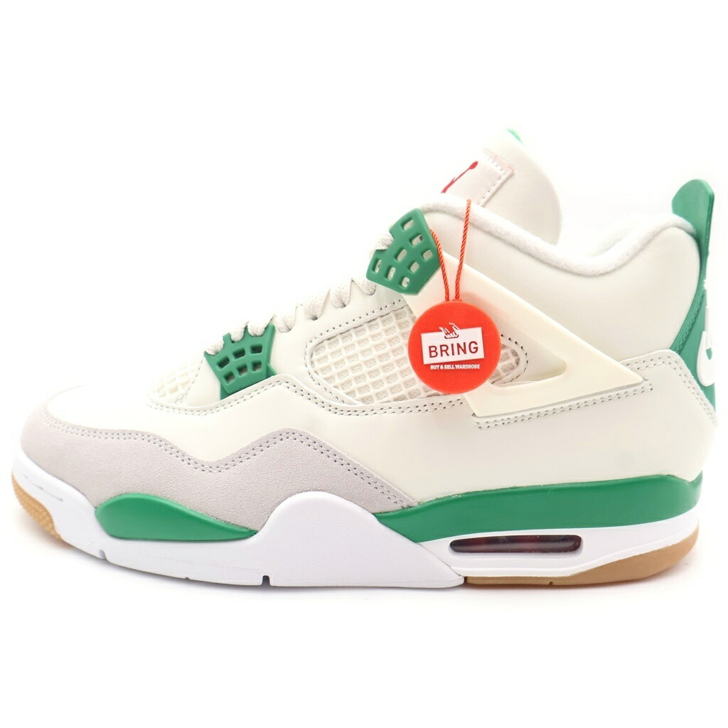NIKE(ナイキ) 大いさ:26.0糎 AIR JORDAN 4 RETRO SP PINE GREEN エアジョーダン4 レトロ パイン緑であること ハイカットスニーカー 白いこと/緑であること US8/26糎 DR5415-103【新古品/中古】【座標軸S】【色合い白いこと】【取りまわしバス発着場BRING KICKS】