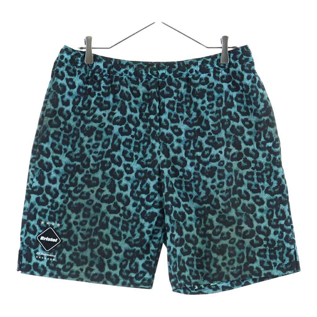 F.C.R.B./F.C.Real Bristol/FCRB(エフシーアールビー/エフシーレアルブリストル) 大きさ:L 22SS PRACTICE SHORTS レオパード柄プラクティスショーツ 青碧 FCRB-220040【中古】【度合いB】【色つや青碧】【取りまわしバス発着場BRING THRIFT CLOSET あべの店】