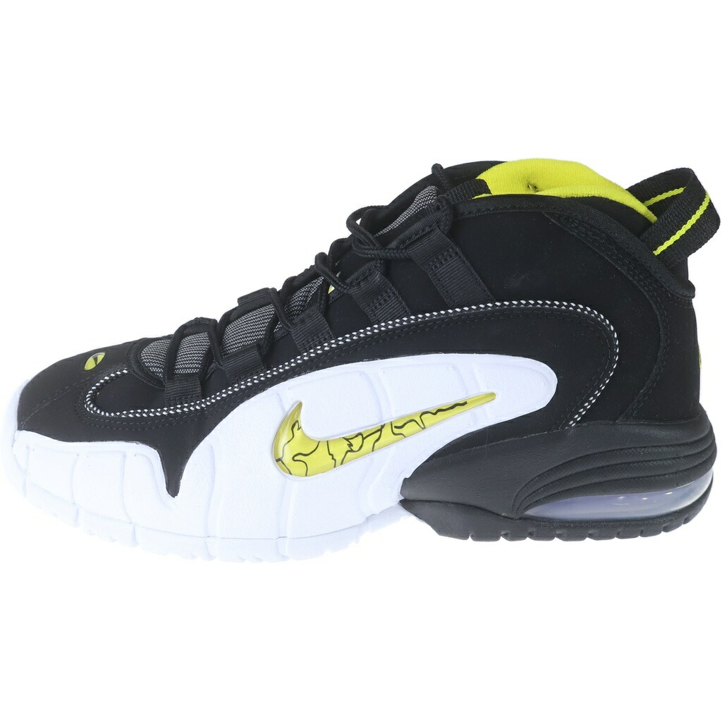 NIKE(ナイキ) 大きさ:27.5珊 AIR MAX PENNY 1 LESTER MIDDLE SCHOOL FN6884-100 エア湖マックス ペニー1 レはやりっ児 真っただ中 学院 ハイカットスニーカー 黒いこと US9.5/27.5珊【中古】【度合いA】【色つや黒いこと】【取りまわしバス発着場BRING THRIFT CLOSET 幕張店】