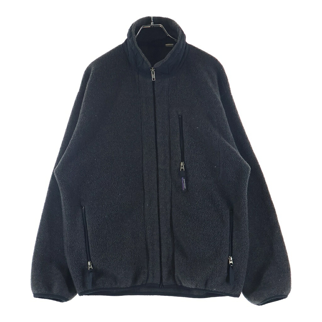 PATAGONIA(パタゴニア) 大きさ:M 90S VINTAGE SYNCHILLA USA製 ヴィンテージ シンチラ ジップアップ フリース 上衣 薄墨色 25410【中古】【度合いB】【色つや薄墨色】【オンライン押さえる商いもの】