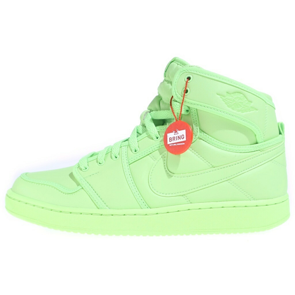 NIKE(ナイキ) 大いさ:27.0糎 ×Billie Eilish Air Jordan 1 High KO Volt ビリーアイリッシュ DN2857-330 27糎/US10 ハイカットスニーカー 黄色【新古品/中古】【座標軸S】【色合い黄色】【取りまわしバス発着場BRING福岡天神店】