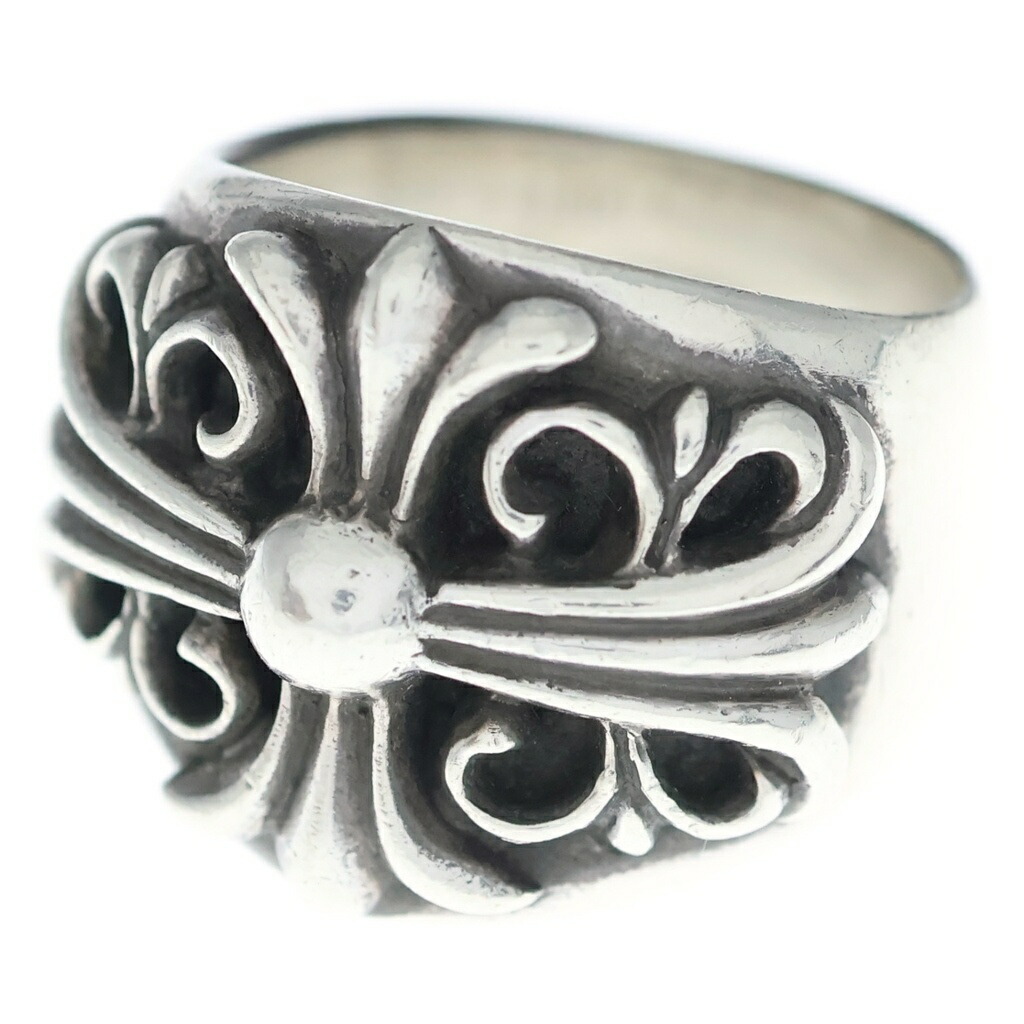 CHROME HEARTS(クロムハーツ) 大きさ:21.0号 KEEPER RING GK輪っか しろがね色 BCA348【中古】【度合いB】【色つやしろがね色】【取りまわしバス発着場BRING福岡天神店】