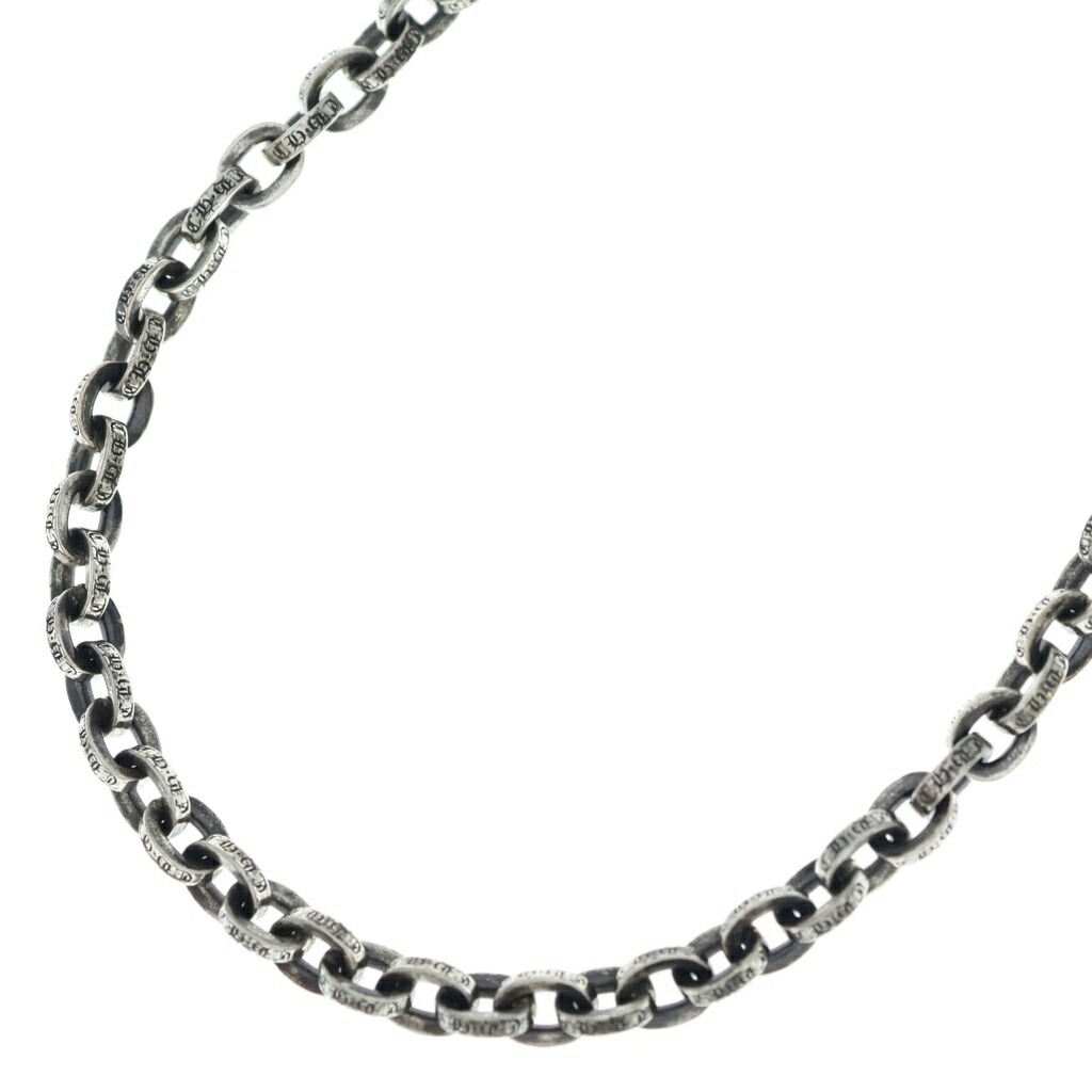 CHROME HEARTS(クロムハーツ) 大きさ:18.0inch PAPER CHAIN 18 ペーパーチェーンネックレス 18inch しろがね色 BCA086【新古品/中古】【度合いS】【色つやしろがね色】【取りまわしバス発着場OneStyle新宿店】