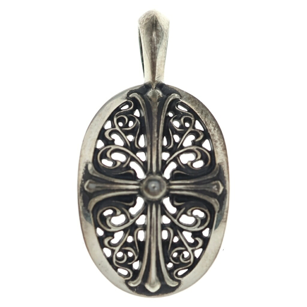 CHROME HEARTS(クロムハーツ) TINY CLSC OVAL タイニークラシックオーバル シャンデリヤいの一番 しろがね色【新古品/中古】【座標軸S】【色合いしろがね色】【取りまわしバス発着場OneStyle新宿店】