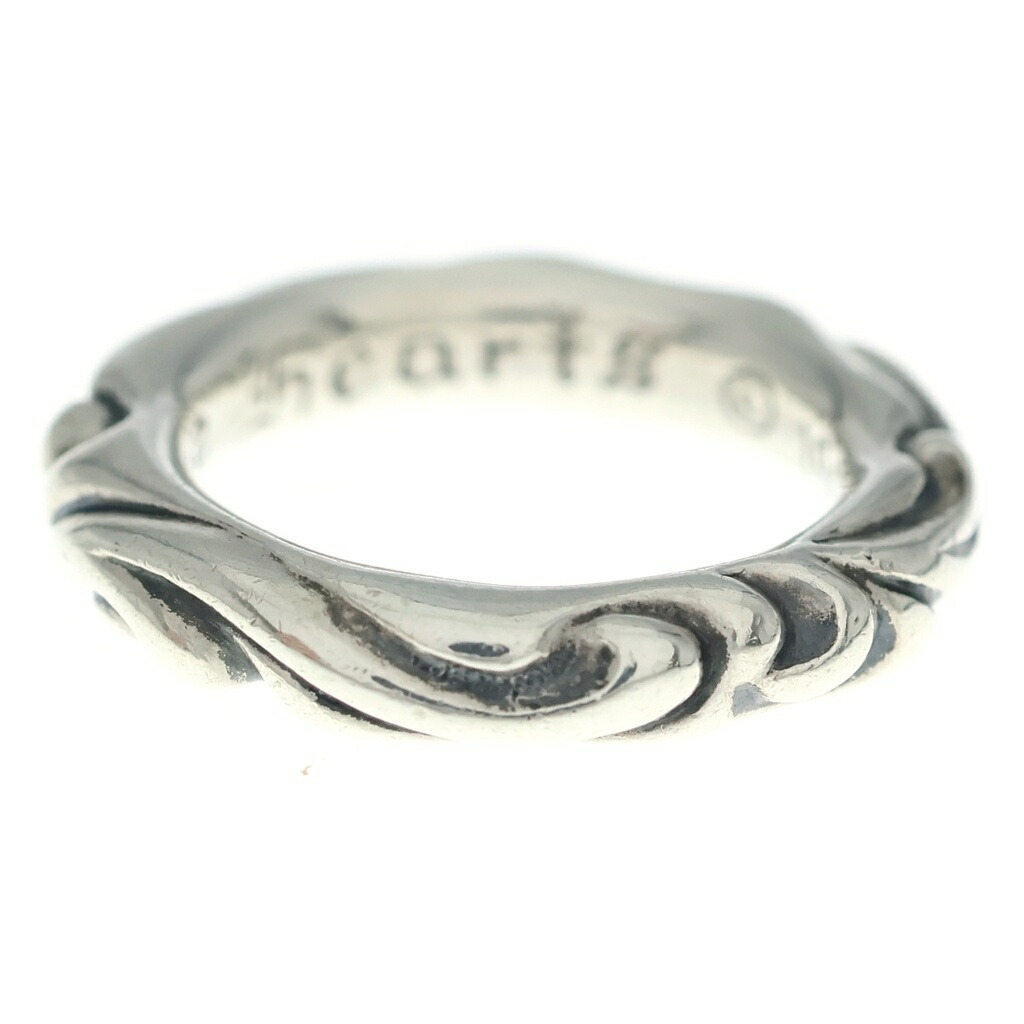 CHROME HEARTS(クロムハーツ) 大きさ:12.0号 SCRL BAND スクロールダンス楽隊 輪っか しろがね色 BCA351【中古】【度合いB】【色つやしろがね色】【取りまわしバス発着場BRING福岡天神店】
