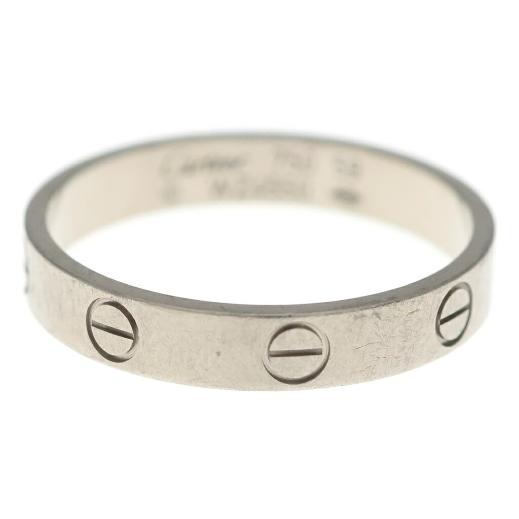 Cartier(カルティエ) サイズ:- ミニラブ リング ホワイトゴールド 750WG 59【中古】【程度B】【カラーゴールド】【取扱店舗BRING大宮店】|ブランド買取・販売 BRING