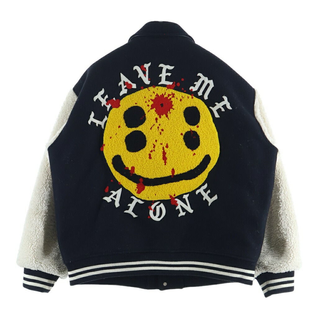SAINT MICHAEL(セントマイケル) 大きさ:XL 24AW ×カクタスプラントフリーマーケット CP VARSITY JKT 刺しゅう バーシティー 闘技場上衣 スタジャン 上衣 SM-YS1-0000-C08【中古】【度合いB】【色つや黒いこと】【取りまわしバス発着場BRING聖堂店】