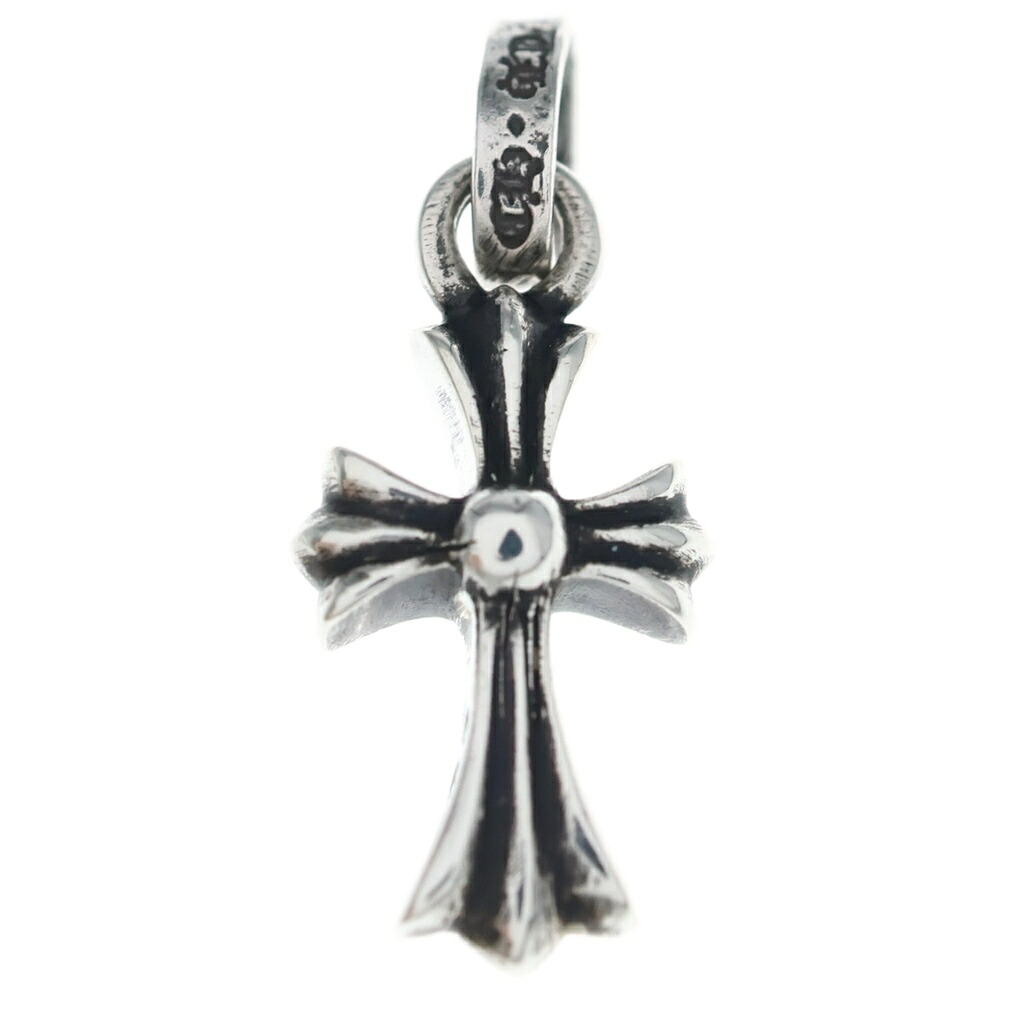 CHROME HEARTS(クロムハーツ) CRS BBYFAT ベイビーファットクロス シャンデリヤいの一番 しろがね色 BCA237【中古】【座標軸A】【色合いしろがね色】【取りまわしバス発着場BRING心斎橋店】