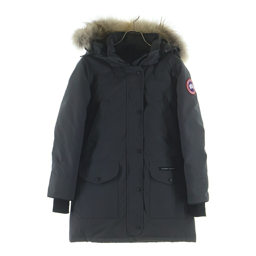 CANADA GOOSE(カナダグース) 大きさ:S 6660天使の都市 TRILLIUM PARKA トリリウム 落ち込む上衣 レディース【中古】【座標軸B】【色つや薄墨色】【オンライン押さえる商いもの】