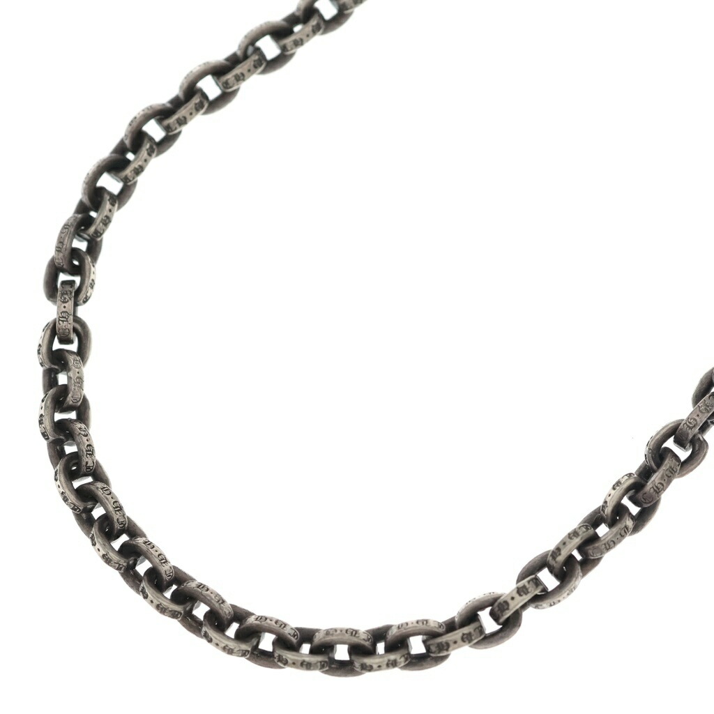 CHROME HEARTS(クロムハーツ) 大きさ:18.0inch PAPER CHAIN 18 ペーパーチェーンネックレス 18inch しろがね色 BCA086【中古】【度合いB】【色つやしろがね色】【取りまわしバス発着場OneStyle新宿店】