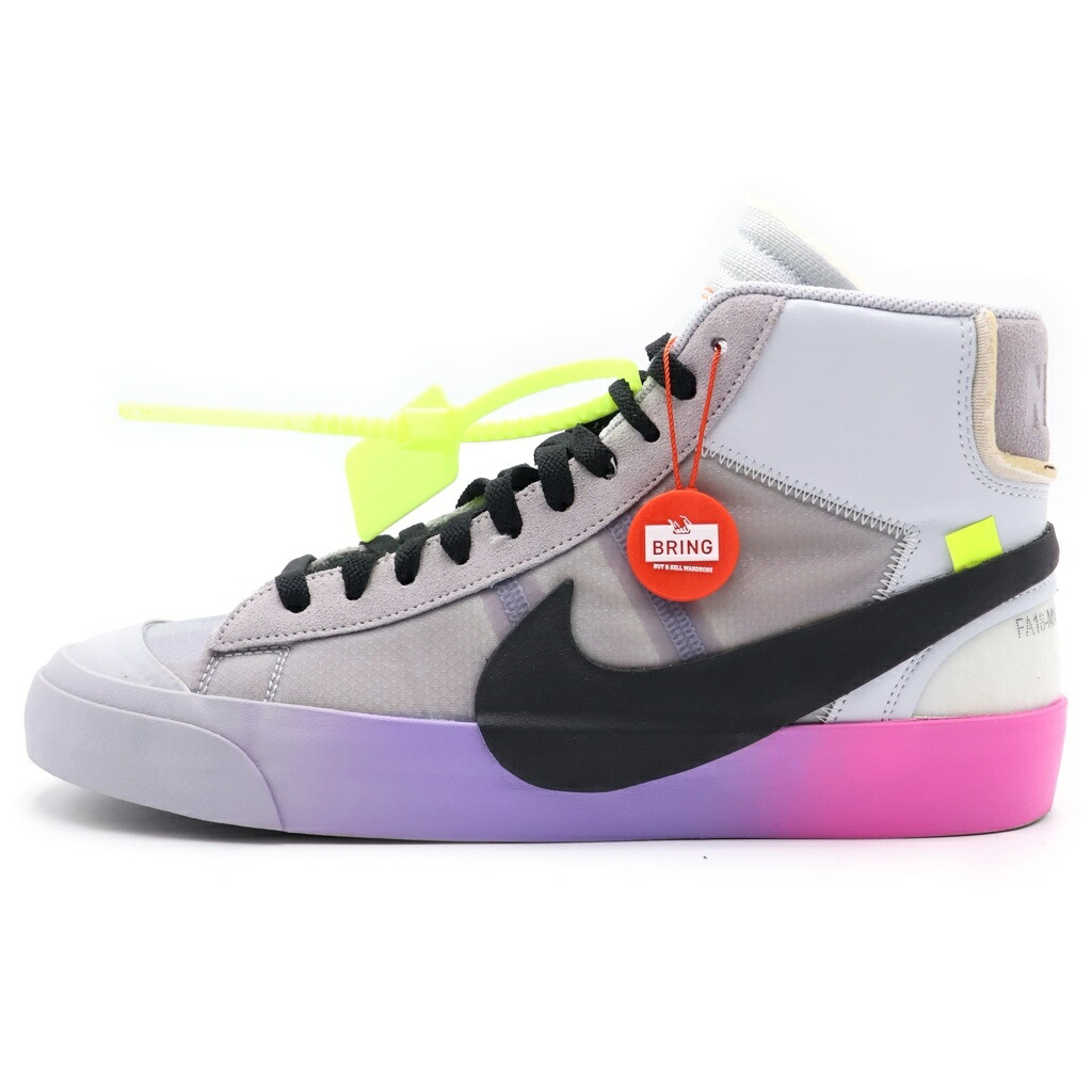 NIKE(ナイキ) 大きさ:28.0珊 ×OFF-WHITE Serena Williams Blazer Mid Queen セリーナ・ウィリアムズ × 象牙色 × ナイキ ブレーザー ミッド 皇后陛下 US10/28珊 マルチ AA3832-002【中古】【度合いA】【色つやマルチ色つや】【取りまわしバス発着場BRING KICKS】