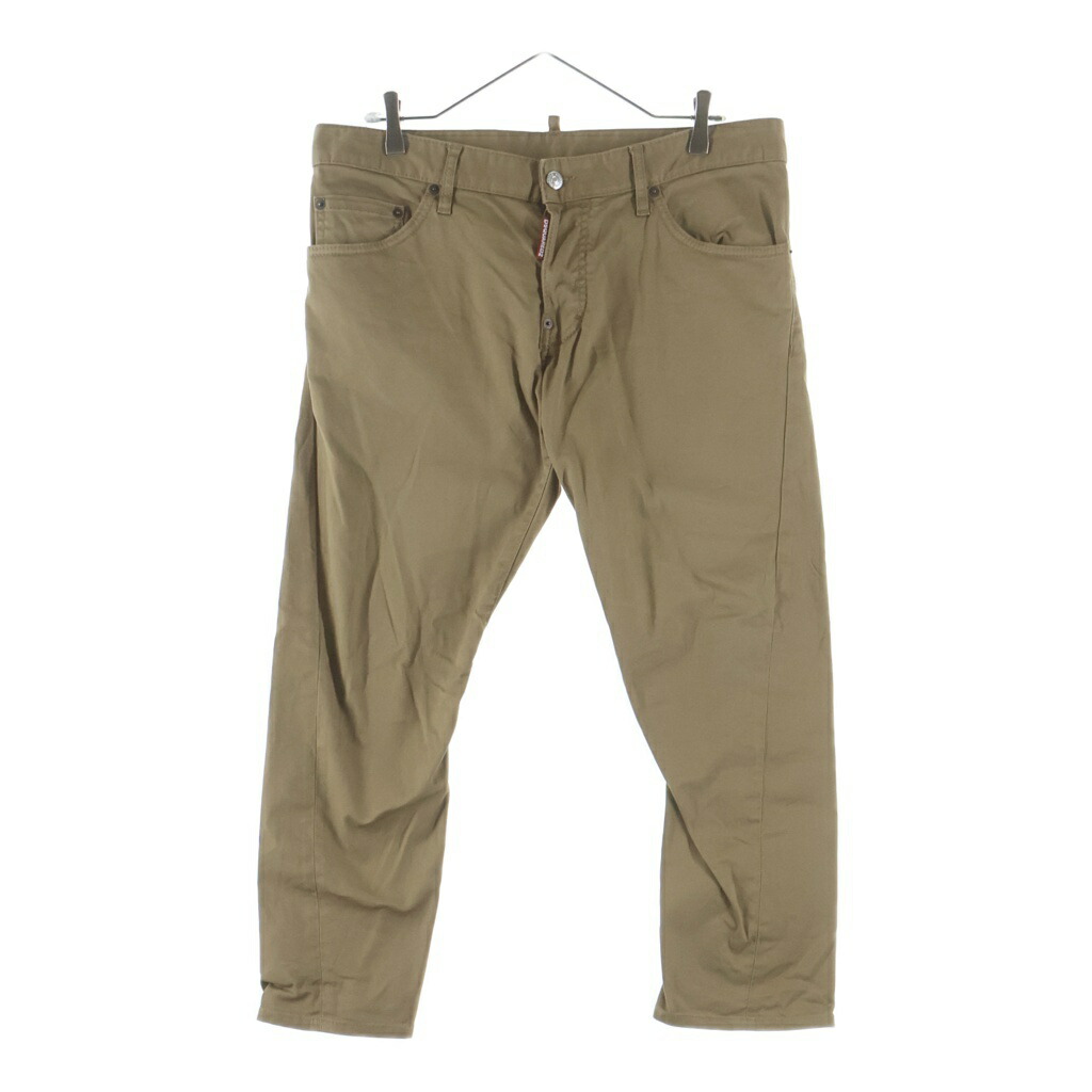 DSQUARED2(ディースクエアード) 大いさ:50 20SS Sexy Twist Jean 艶っぽい 捻じれ デニム ジーンズズボン下 S74LB0691 赤銅色【中古】【座標軸B】【色合い赤銅色】【オンライン制限事項商いもの】