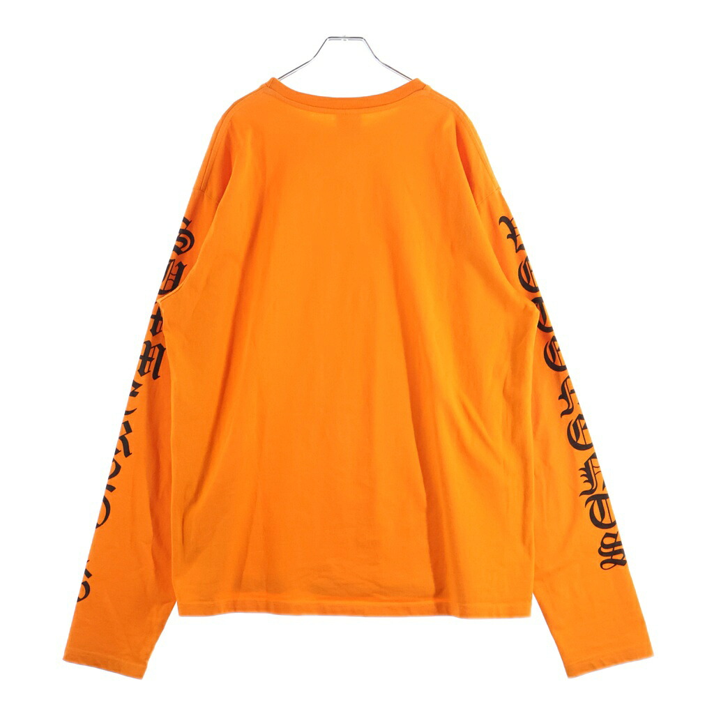 VETEMENTS(ヴェトモン) サイズ:S 16SS Arm Print L/S Tee アームプリント 長袖Tシャツ オレンジ SS16TP14【中古】【程度B】【カラーオレンジ】【取扱店舗BRING大宮店】|ブランド買取・販売 BRING