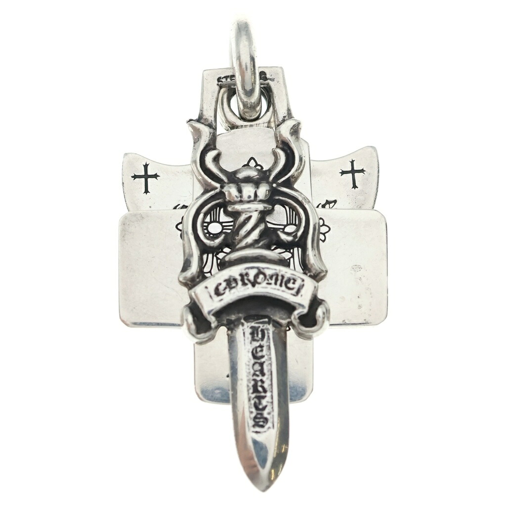 CHROME HEARTS(クロムハーツ) 3TRINKETS 3トリンケッツ シャンデリヤいの一番 しろがね色 BCA202【中古】【座標軸B】【色合いしろがね色】【取りまわしバス発着場BRING仙台店】