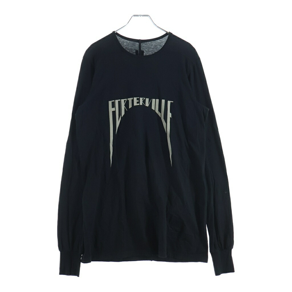 DRKSHDW(ダークシャドウ) 大きさ:S Logo T-shirts シグネチャーロゴプリント 労働者の一団のど首 厚地の外套大きさ 長袖プルオーバー カットソー 黒いこと DU02D2260-RNEP1【中古】【座標軸B】【色合い黒いこと】【取りまわしバス発着場BRING廟堂店】