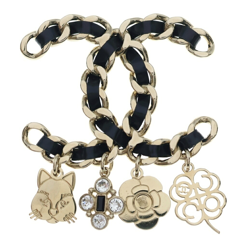 CHANEL(シャネル) ココマーク 惹きつける アイコン 胸飾り ピン徽章 ゴールド B18/V【中古】【座標軸B】【色合いゴールド】【取りまわしバス発着場BRING心斎橋店】