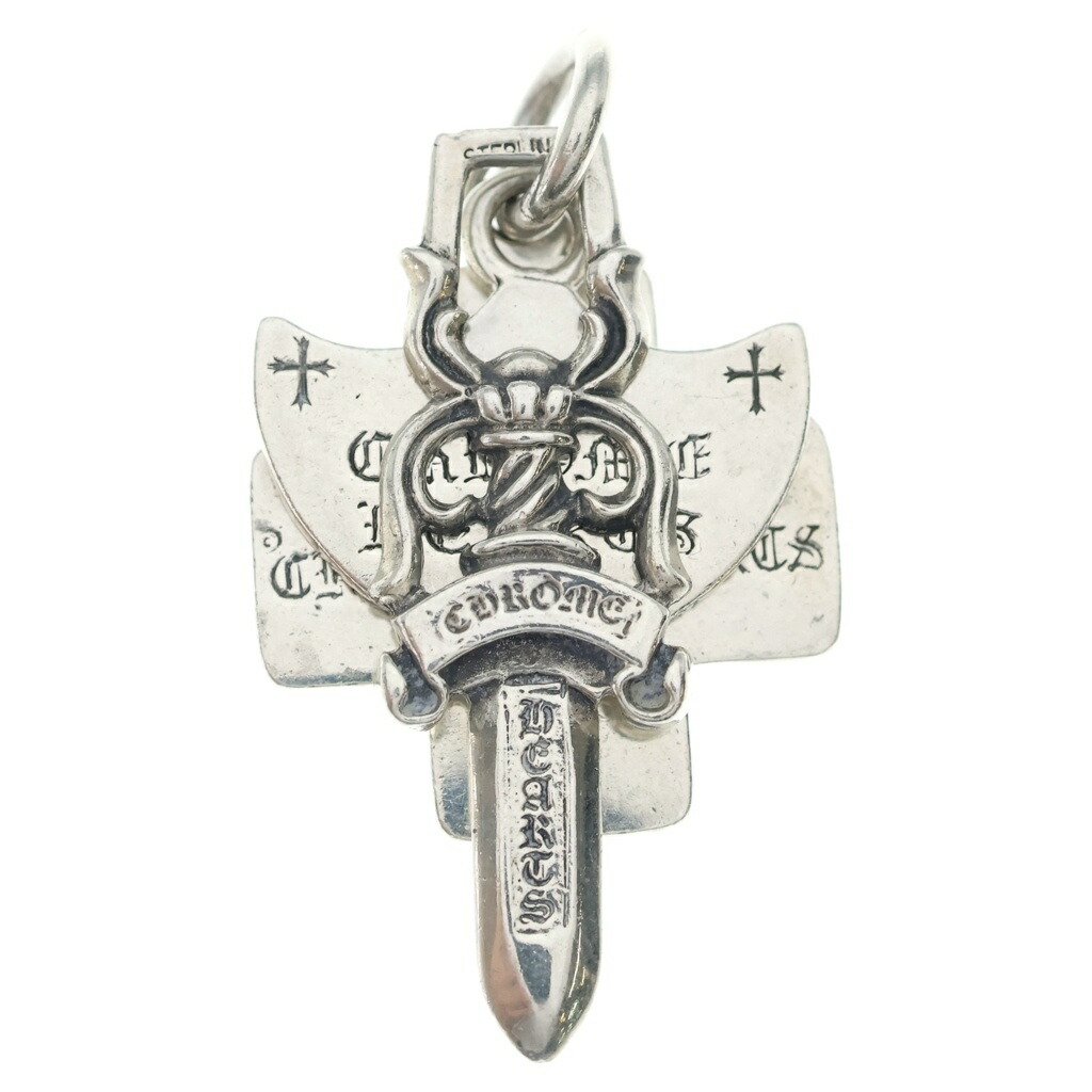 CHROME HEARTS(クロムハーツ) 大きさ:- OLD 3TRINKETS 3トリンケッツ シャンデリヤいの一番 しろがね色 BCA202【中古】【座標軸B】【色合いしろがね色】【取りまわしバス発着場OneStyle推進機通り道店】