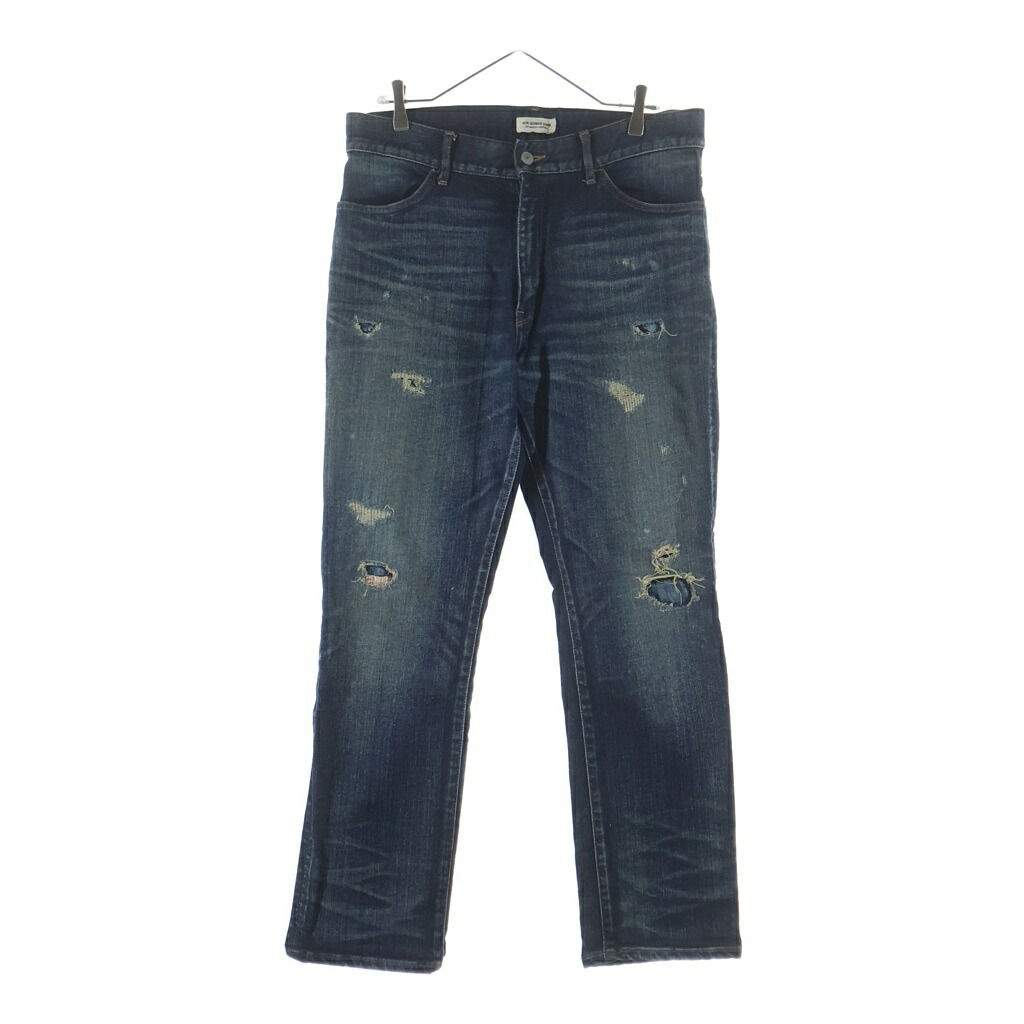RON HERMAN DENIM(ロンハーマンデニム) 大いさ:34 不都合 取り繕い産業 引っ切り無い ジップフライ ジーンズズボン下 インディゴ 2720600076【中古】【座標軸B】【色合い青碧】【オンライン制限事項商いもの】