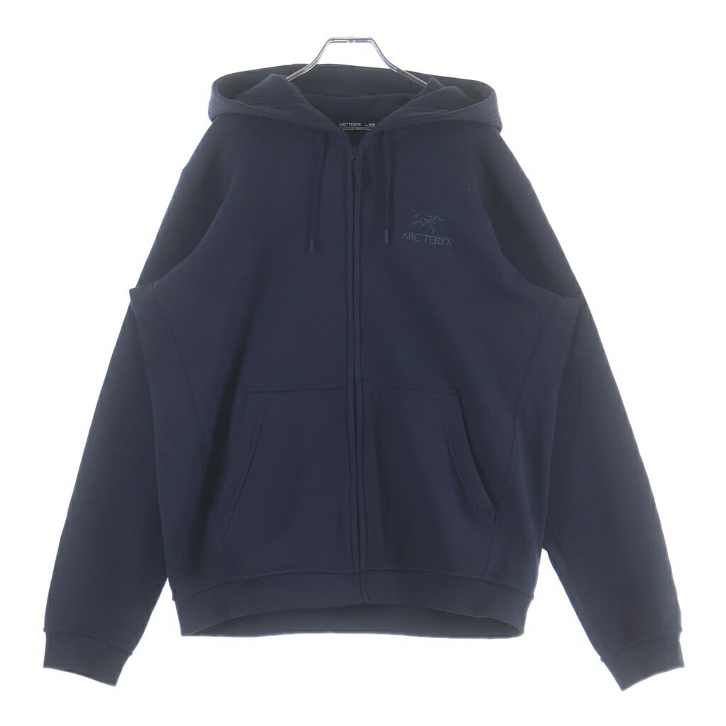 ARC\u0027TERYX(アークテリクス) 大いさ:M 25AW Emblem Fleece Full Zip Hoody エンブレムフリースフルジップフーディー 米国海軍X000009929【中古】【座標軸B】【カラーネイビー】【オンライン制限事項商いもの】