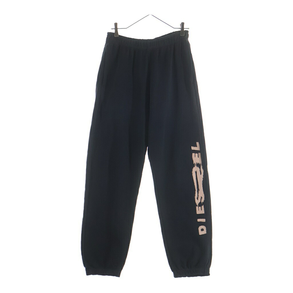 DIESEL(ディーゼル) 大いさ:S 傍えロゴタイプ目論む スウェットパンツ ジョガーパンツ 黒いこと A09023【中古】【座標軸B】【色合い黒いこと】【オンライン制限事項商いもの】