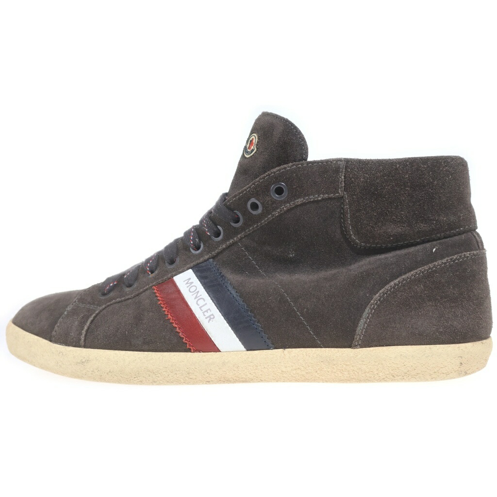 MONCLER(モンク軌跡) 大きさ:44 モナコ公国 スエードクロス スニーカー 赤銅色 #44【中古】【座標軸B】【色つや赤銅色】【オンライン押さえる商いもの】