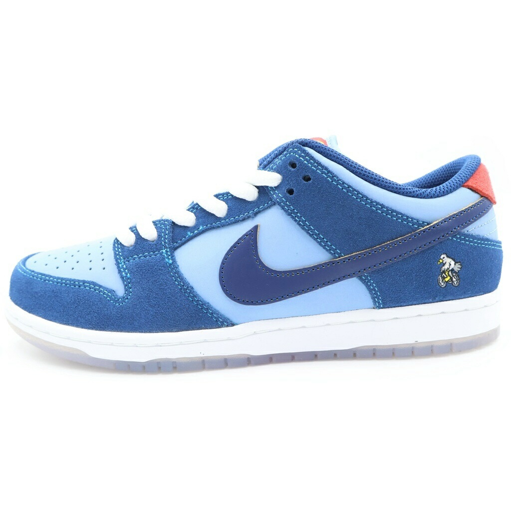 NIKE SB(ナイキエスビー) 大きさ:26.5珊 ×Why So Sad? DUNK LOW COASTAL BLUE ワイ ソー サッド ダンク ローカットスニーカー 青碧 US8.5/26.5珊 DX5549-400【新古品/中古】【度合いS】【色つや青碧】【オンライン押さえる商いもの】