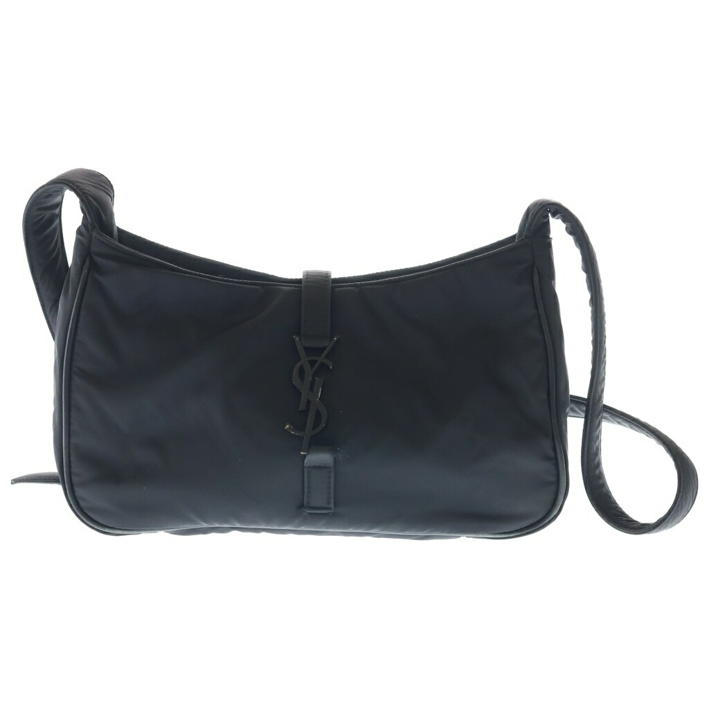 SAINT LAURENT PARIS(サンローランパリ) 大きさ:- カサンドラ 一ショルダーバッグ 黒いこと ナイロン 733294 黒いこと金具【中古】【座標軸B】【色つや黒いこと】【取りまわしバス発着場BRING WASTE_NOT】