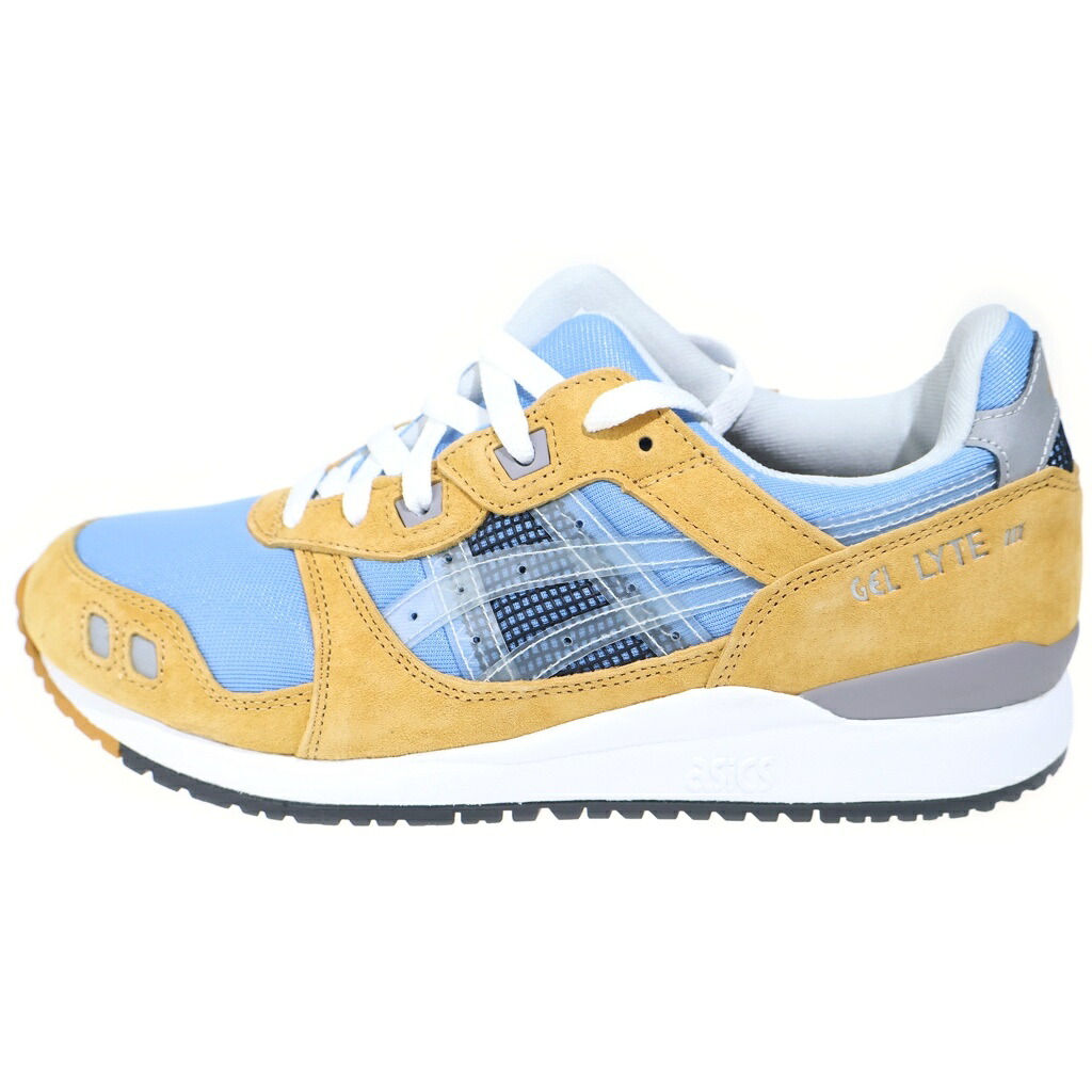ASICS(アシックス) 大きさ:26.5糎 ×Awake NY GEL-LYTE III アウェイクニューヨーク 先だつもの点火装置3 ローカットスニーカー 黄色/青色 US8.5/26.5糎 1201A568-400【新古品/中古】【座標軸S】【色合い黄色】【オンライン制限事項商いもの】