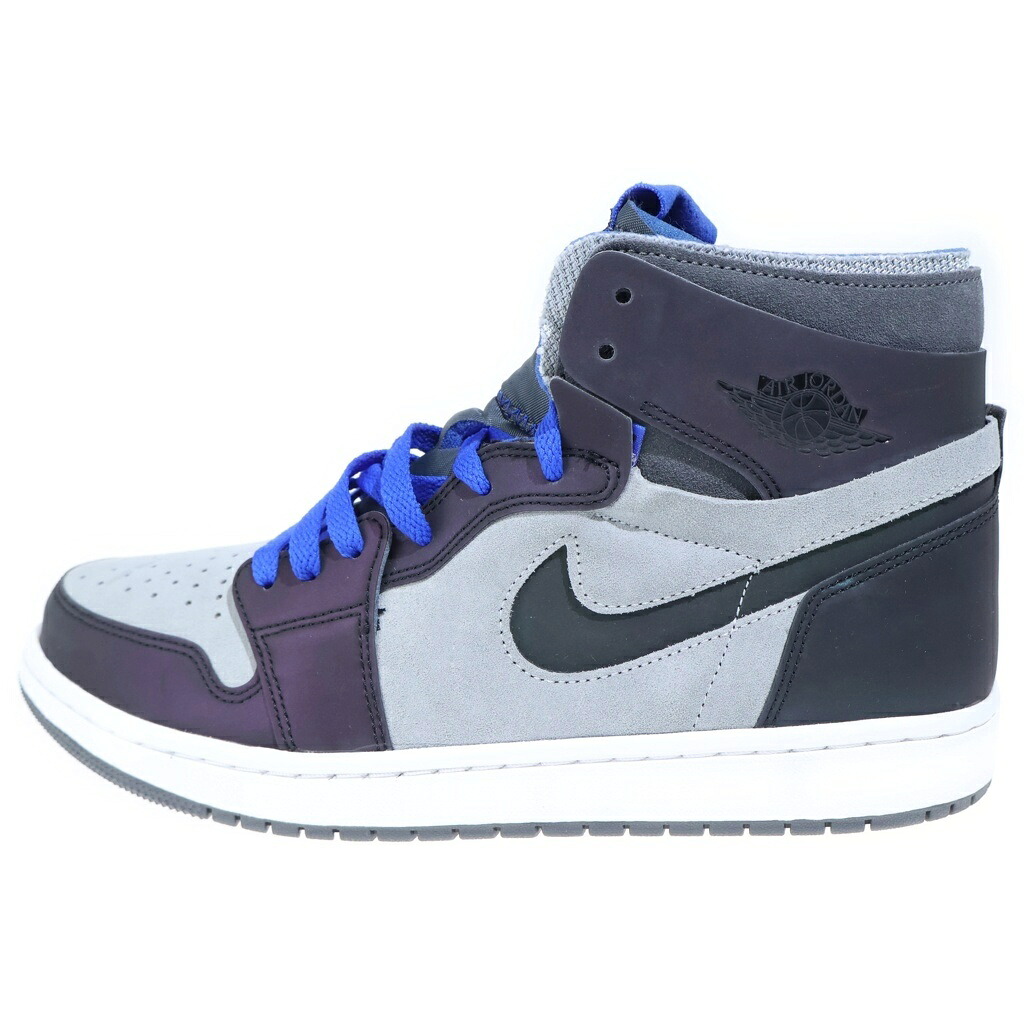 NIKE(ナイキ) 大きさ:28.5珊 ×LEAGUE OF LEGENDS AIR JORDAN 1 ZOOM AIR CONFORT エアジョーダン1 望遠レンズ エア湖 コンフォート ハイカットスニーカー US10.5/28.5珊 DD1453-001【新古品/中古】【度合いS】【カラーパープル】【オンライン押さえる商いもの】