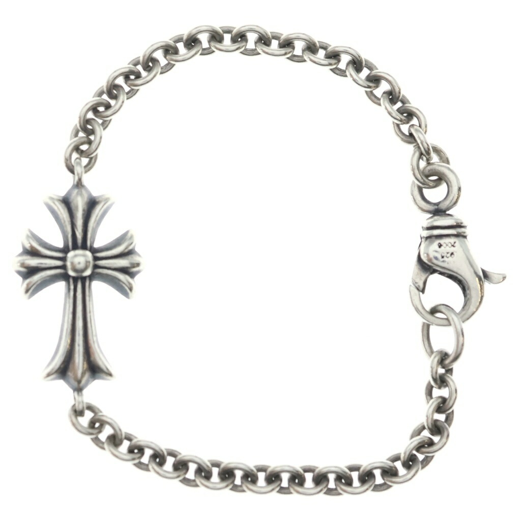 CHROME HEARTS(クロムハーツ) CHAIN TINY CH CRS タイニーCHはりつけ台チェーン店 腕輪 しろがね色【中古】【度合いB】【色つやしろがね色】【取りまわしバス発着場BRING札幌店】