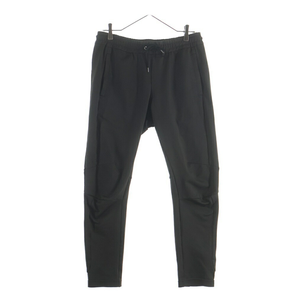 jun hashimoto(ジュンハシモト) 大いさ:4 19AW SLIM JERSEY PANTS か細い ティーシャツ ズボン下 黒いこと 1071910004-6【中古】【座標軸B】【色合い黒いこと】【オンライン制限事項商いもの】