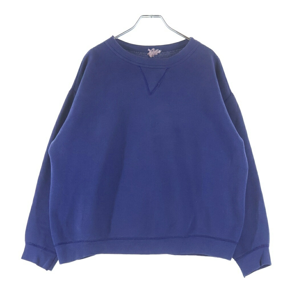 VINTAGE(ヴィンテージ) 50-60S SOLID SWEAT 益荒男 汗水 整理保存用具 前V 突き刺さる編み目 汗水 調教師 米国海軍【中古】【座標軸B】【カラーネイビー】【取りまわしバス発着場AWESOME高円寺店】
