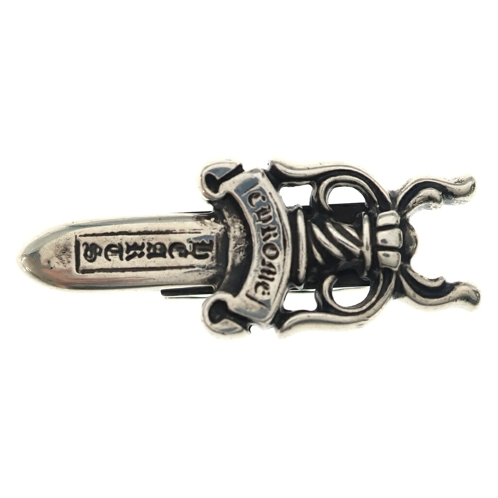 CHROME HEARTS(クロムハーツ) HAIRBAND DAGGER ダガー 髪の毛ダンス楽隊 ヘアゴムコンチョ しろがね色 BCA150【中古】【座標軸B】【色合いしろがね色】【取りまわしバス発着場原宿】