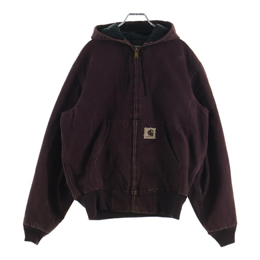 CARHARTT(カーハート) 00S VINTAGE ACTIVE JACKET アクティブジャケット タック地 パーカー ヴィンテージ バーガンディ【中古】【程度B】【カラーレッド】【取扱店舗BRING仙台店】|ブランド買取・販売 BRING