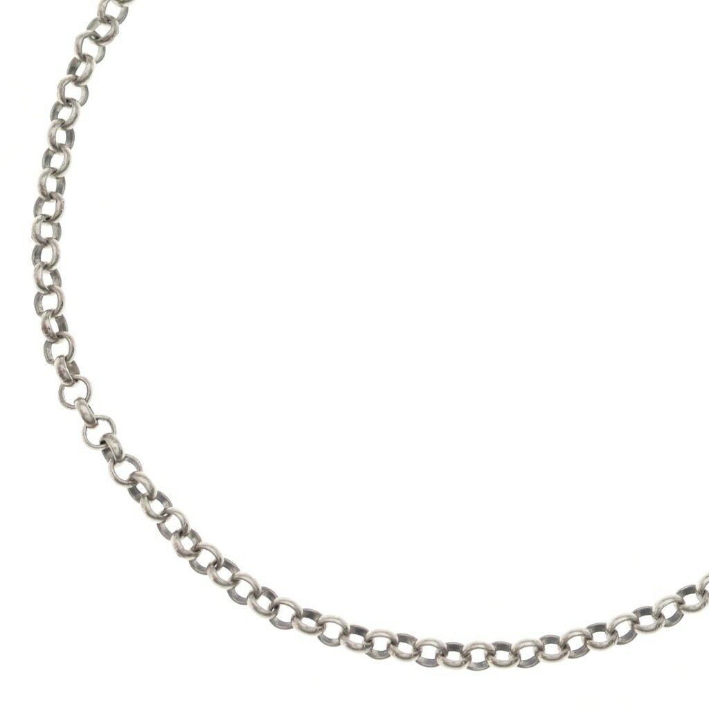 CHROME HEARTS(クロムハーツ) 大いさ:18.0inch NECKCHAIN R18 ロールチェーンネックレス 18inch しろがね色 BCA083【中古】【座標軸B】【色合いしろがね色】【取りまわしバス発着場原宿】