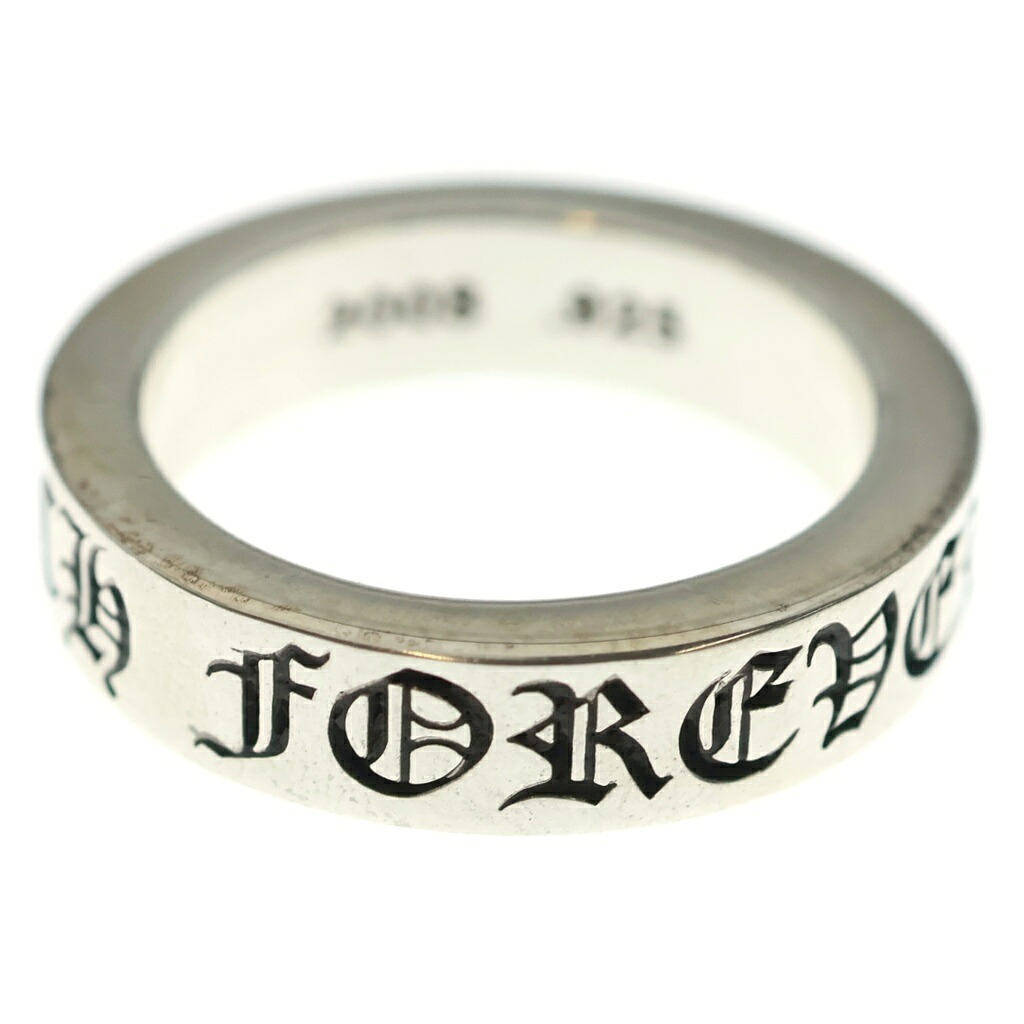 CHROME HEARTS(クロムハーツ) 大きさ:21.5号 6粍 SPACER FOREVER 6粍スペーサーリング フォーエバーシルバーBCA337【中古】【度合いA】【色つやしろがね色】【取りまわしバス発着場BRING梅田茶屋町店】