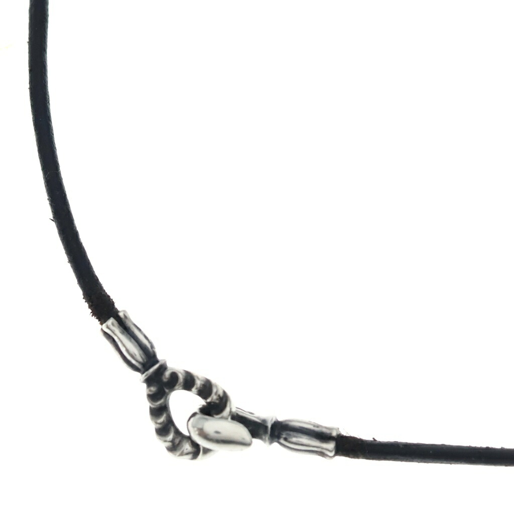 LONE ONES(ロンワンズ) サイズ:18.0inch MF Hooks Leather メイティングフライト レザー ネックレス ブラック【中古】【程度B】【カラーブラック】【取扱店舗OneStyleプロペラ通り店】｜ブランド買取・販売　BRING