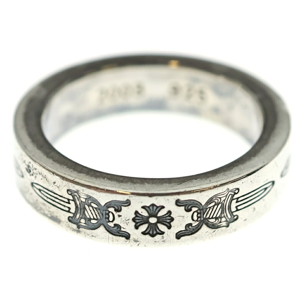 CHROME HEARTS(クロムハーツ) 大きさ:22.0号 6粍 SPACER DAGGER 6粍スペーサーリング ダガー しろがね色BCA335【中古】【度合いB】【色つやしろがね色】【取りまわしバス発着場BRING横浜ビブレ店】