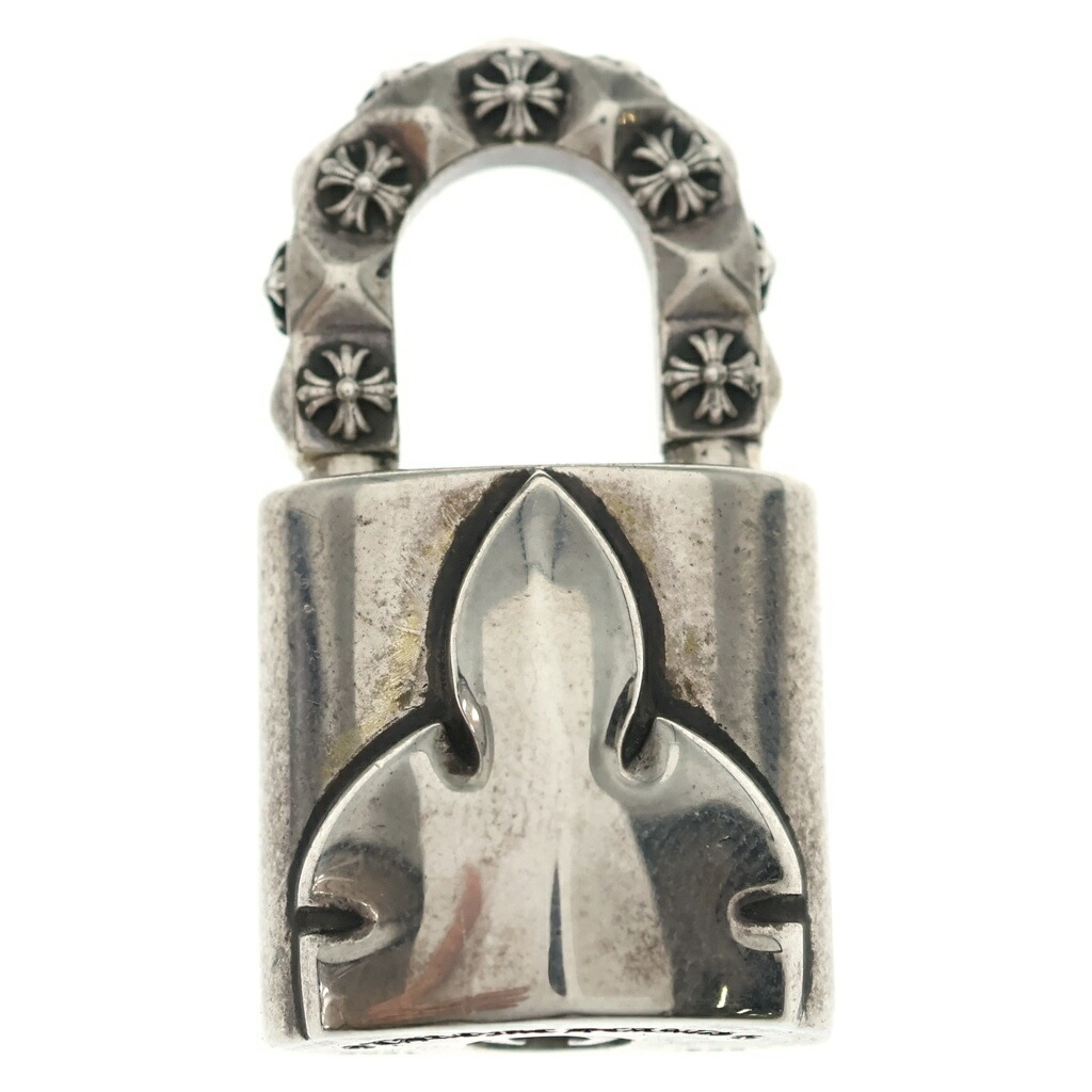CHROME HEARTS(クロムハーツ) PADLOCK FLERKNEE パドロックフレアニー シャンデリヤいの一番 南京錠 しろがね色【中古】【座標軸B】【色合いしろがね色】【取りまわしバス発着場OneStyle原宿店】