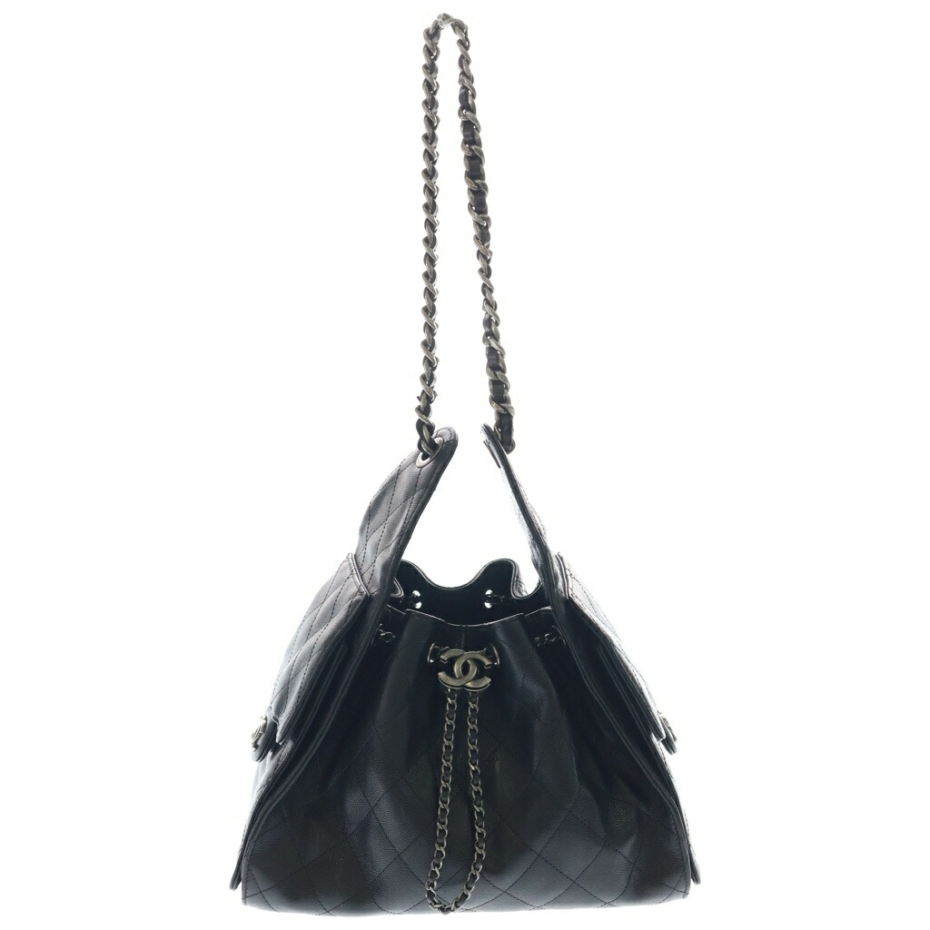 CHANEL(シャネル) サイズ:スモール シャネル25 スモール キャビアスキン チェーンショルダー バッグ ブラック AS5253 ランダムシリアル【中古】【程度A】【カラーブラック】【取扱店舗BRING心斎橋店】｜ブランド買取・販売　BRING